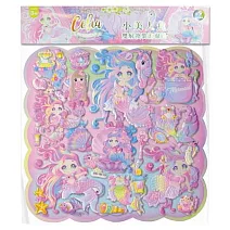 樂彩森林 CELIA小美人魚雙層換裝泡棉貼- (粉)