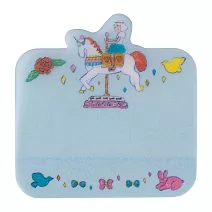 【日本Mark’s】北澤平祐系列描圖紙便利貼 ‧ 旋轉木馬(藍)