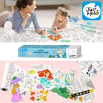 【JarMelo 原創美玩】可黏貼著色紙捲- 童話國度JA95638