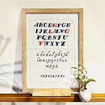 【Hobby Easy】我的刺繡練習布：文字繡（附超值全材料包套組，含完整教學影片＋原寸繡圖）