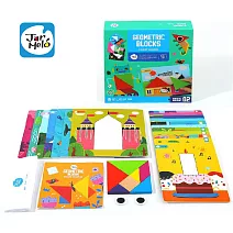 【JarMelo 原創美玩】腦力全開七巧板- 經典方型 JA95157