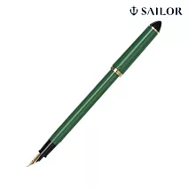 【日本寫樂SAILOR】書法尖藝術鋼筆55度/ 綠