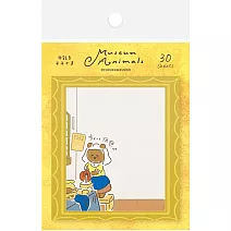 【日本Wa-Life】動物博物館 便利貼 ‧ 倒牛奶的熊