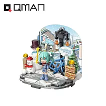 【正版授權】Qman 初音未來 場景積木 四季系列 積木公仔 益智玩具 MIKU/初音 啟蒙積木 - H款