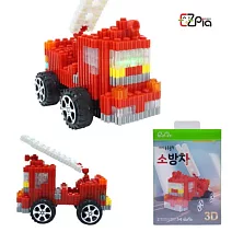 韓國EZ交通工具系列造型拼豆- 消防車款