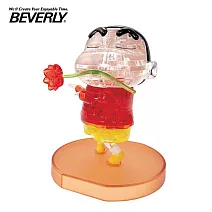 【日本正版授權】BEVERLY 蠟筆小新 立體水晶拼圖 42片 3D拼圖/水晶拼圖 公仔/模型 野原新之助