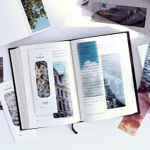 【韓國WANNATHIS】melight 半透明書籤 4入組 ‧ 波光1