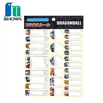 【日本正版授權】七龍珠 姓名貼紙 日本製 萬用貼紙/標籤貼紙 超級賽亞人