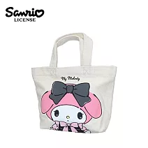 【日本正版授權】三麗鷗 帆布手提袋 便當袋/午餐袋 - 美樂蒂