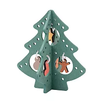 【MUJI 無印良品】【期間限定】MDF裝飾聖誕樹/小/綠１７×１７×１９ｃｍ