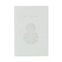 【MUJI 無印良品】【期間限定】卡片.白/雪人白灰/約100x148mm.附信封