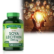 綠萃淨 大豆卵磷脂1200mg軟膠囊(120粒/瓶)(效期 2026/10/31)