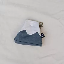 偷偷喊我｜ 富士山零錢包 ― 霧灰藍