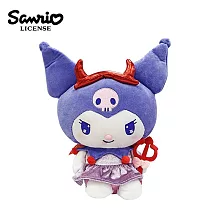 【日本正版授權】酷洛米 絨毛玩偶 29cm 娃娃/玩偶 天使/惡魔 庫洛米/Kuromi 三麗鷗 - 惡魔款