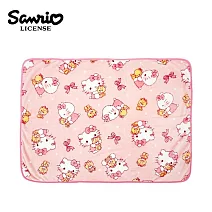 【日本正版授權】三麗鷗 滿版毛毯 冷氣毯/午睡毯/毯子  - 凱蒂貓