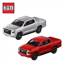 【日本正版授權】TOMICA 多美小汽車 兩款一組(一般+初回特別式樣)- NO.30 三菱 TRITON 皮卡車