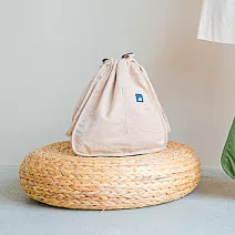 【瀏海樹】BANGS - 肩背束口三用包 - 卡其