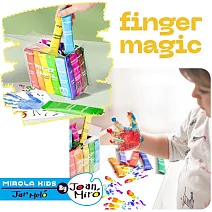 【JarMelo 原創美玩】易洗手指畫顏料-便攜包12色(共48支/盒) JA96826