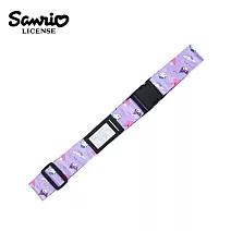 【日本正版授權】三麗鷗 行李箱束帶 行李箱綁帶/行李帶/可調式束帶/旅行用品 - 紫色款