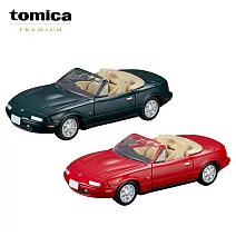 【日本正版授權】TOMICA 多美小汽車 PREMIUM 兩款一組(一般+初回特別式樣)- 14 馬自達 EUNOS ROADSTER