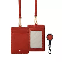 MONDAINE 瑞士國鐵商務直式證件套 - 焦糖棕