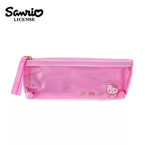 【日本正版授權】三麗鷗 透明筆袋 鉛筆盒/筆袋 - 凱蒂貓