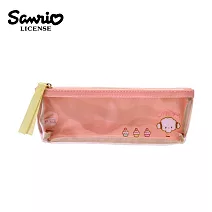 【日本正版授權】三麗鷗 透明筆袋 鉛筆盒/筆袋 - 小麥粉