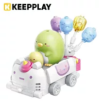 【正版授權】KEEPPLAY 積木公仔 角落生物 氣球小車系列 企鵝與黃粉圓 益智玩具/玩具/啟蒙積木 角落小夥伴/San-X