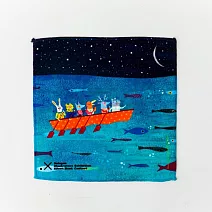 翡冷翠文創波隆那X無字繪本 小方巾《當你睡著時》