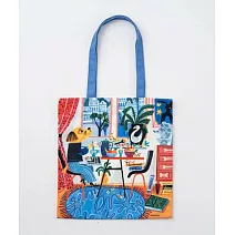 翡冷翠文創波隆那經典背袋《早安(狗)》