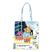 翡冷翠文創波隆那X無字繪本 經典背袋《泡泡糖第五大街》