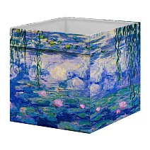 翡冷翠文創名畫摺疊收納盒｜莫內《睡蓮和柳樹》