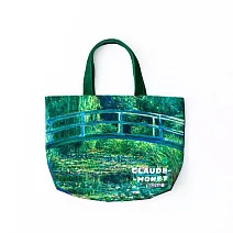 翡冷翠文創藝術小提袋｜莫內《睡蓮與柳樹+日本橋》