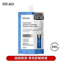 DR.WU 玻尿酸保濕精華化妝水補充包(清爽型)150ML
