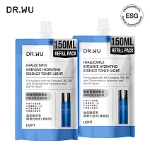 DR.WU 玻尿酸保濕精華化妝水(清爽型)補充包150ML_2入組