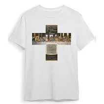 翡冷翠文創藝術T恤｜達文西《最後的晚餐》(S-XL) L 白色