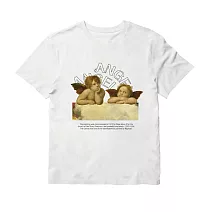 翡冷翠文創名畫藝術短Tee｜拉斐爾《聖母天使》(S-XL) M 白