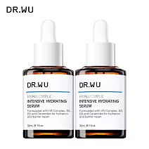 DR.WU 玻尿酸保濕精華液30ML_2入組