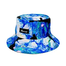 翡冷翠文創藝術漁夫帽｜莫內《睡蓮和柳樹》