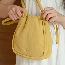 【瀏海樹】鬆鬆散步側背小包 -  芥末黃