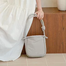 【瀏海樹】鬆鬆散步側背小包 -  淺灰
