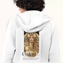 翡冷翠文創GAIA帽T｜《深邃魅力》(S-XL) L 白