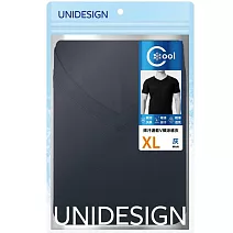 【UNIDESIGN】排汗速乾V領涼感衣- XL 灰