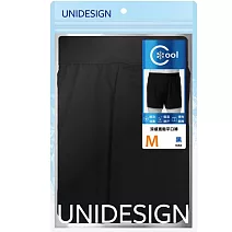 【UNIDESIGN】涼感寬鬆平口褲- M 黑