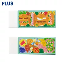 (2個1包)PLUS 限量塑膠擦 便當款  三明治便當