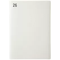 【日本LACONIC】2026 WORK DIARY年號週記事索引手帳A5 ‧ 白色