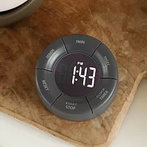 【韓國Dailylike】磁吸式 時鐘/倒數計時器 ‧ 黑