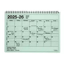 【日本Mark’s】2025-26 月曆型記事手帳M (B5變型)(9月起始) ‧ 冰綠