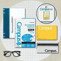 【開學套組】KOKUYO CAMPUS Z青春校園筆記活頁夾組 深藍