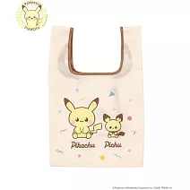 期間限量-日本3COINS vs 寶可夢聯名款巾著式環保購物袋 鵝黃